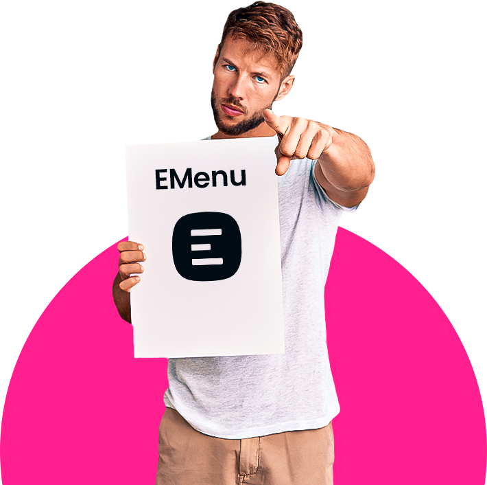 E-Menu Model Logo